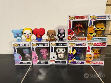 Funko Pop vari BTS, Mushu, Garfield, Spyro…