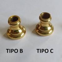 BORCHIE OTTONE per palletti tondo 12 o tondo 14