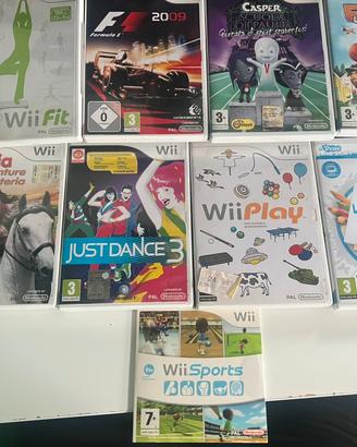 Lotto 9 Giochi Nintendo Wii - 5€ L’UNO