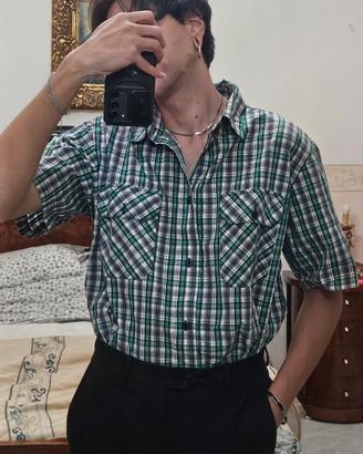 camicia Dickies taglia xl a quadri verde 