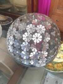 Plafoniera bombata in acciaio inox