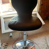 Sgabelli ecopelle neri