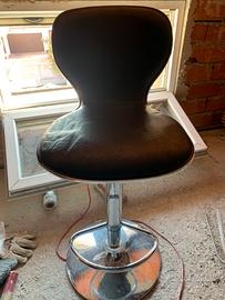 Sgabelli ecopelle neri