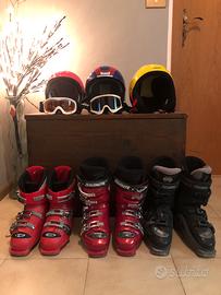 Attrezzatura da sci usata per ragazzi