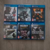 Lotto 6 giochi Sony Playstation 4 come nuovi