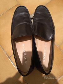 mocassino loafer da uomo senza lacci vera pelle