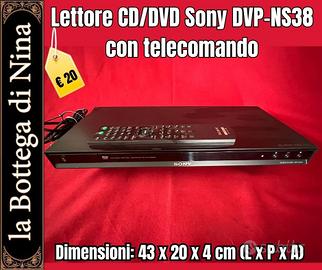 Lettore CD/DVD Sony DVP-NS38 con telecomando