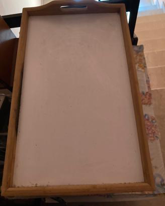 Vassoio da letto in legno