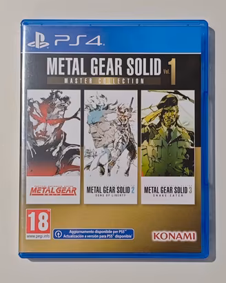 🇮🇹 Metal Gear Solid Collection Vol 1 PS4  🔥