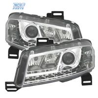 FARI FIAT STILO 01-08 LUCE DIURNA FONDO CROMATO