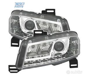 FARI FIAT STILO 01-08 LUCE DIURNA FONDO CROMATO