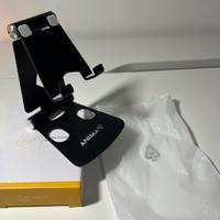 Supporto Fsc cellulare  iPad tablet acciaio nero