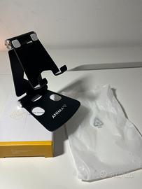 Supporto Fsc cellulare  iPad tablet acciaio nero