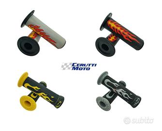 Coppia manopole One con fiamme