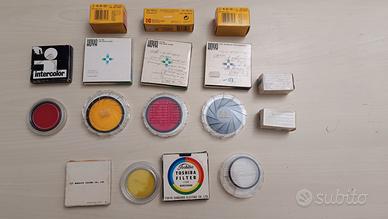 LOTTO fotografia 5 rullini scaduti+filtri minolta 