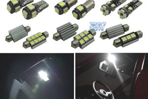 KIT 13 LAMPADE LED INTERNE PER VOLKSWAGEN VW GOLF 