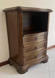 Mobile antico legno massello intarsiato