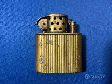Accendino Vintage Pocket Der Benziner Ottone