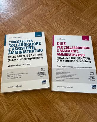 Libri concorso assistente amministrativo sanitario