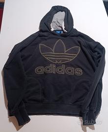 Felpa Adidas Originals nera con cappuccio