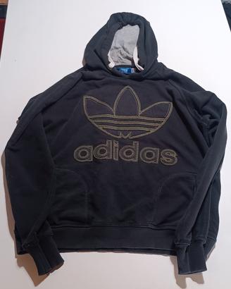 Felpa Adidas Originals nera con cappuccio