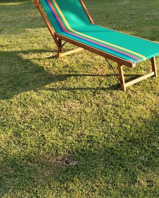 lettino da giardino o mare