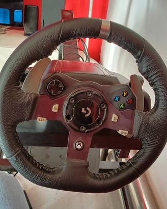 Volante Logitech g920 più pedaliera 