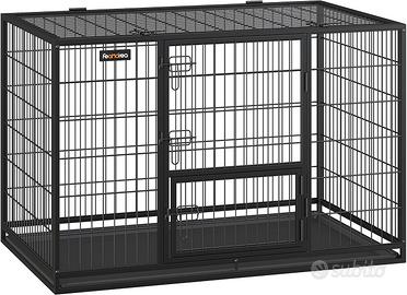 Feandrea Dog Cage, Pet House, 122 x 75.5 x 80.5 cm