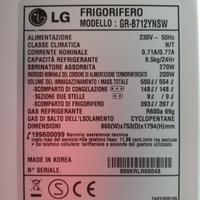 Grande Frigo LG NO FROST Ben Tenuto Solo Per Poco