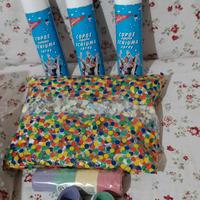 Carnevale/ coriandoli/ stelle filanti schiuma