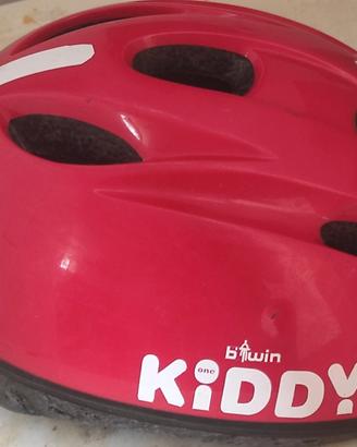 casco bici rosso