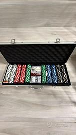 Valigetta poker professionale completa 500 fish