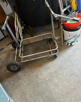 Carrello manutenzione kart e sedile kart crg