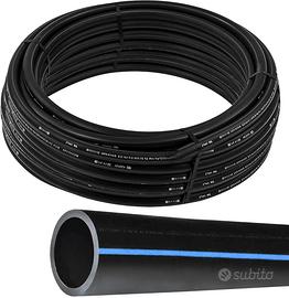 TUBO POLIETILENE NERO MM. 20 ROTOLO MT. 15