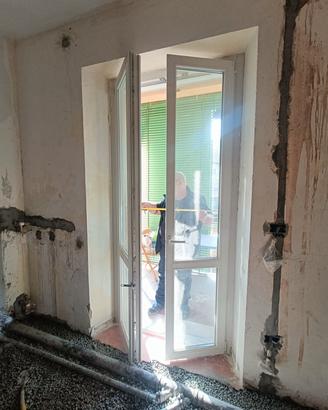 Portafinestra in PVC Bianco - Infisso Moderno