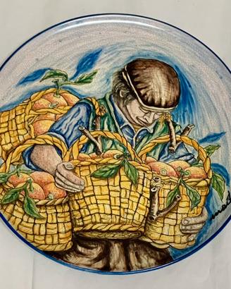 Piatto in ceramica
