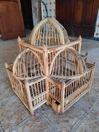 Gabbia uccellini in legno