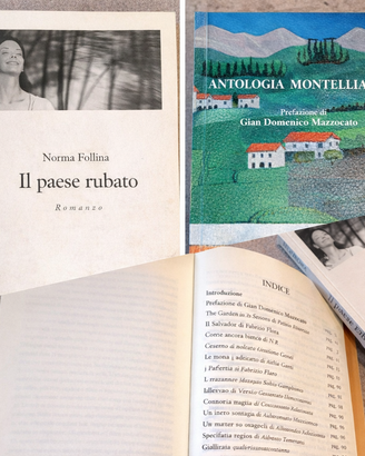 2 libri narrativa Montello: Follina + Antologia