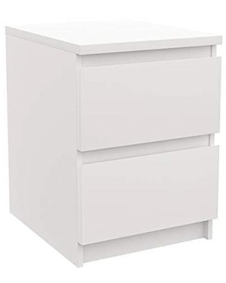 coppia comodini IKEA MALM bianchi