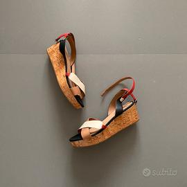 Tommy Hilfiger Zeppa Sandalo in sughero