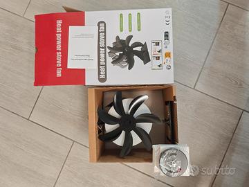 🔥 Ventilatore per stufa a legna – 7 pale