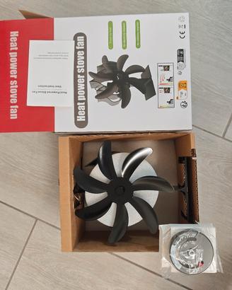 🔥 Ventilatore per stufa a legna – 7 pale