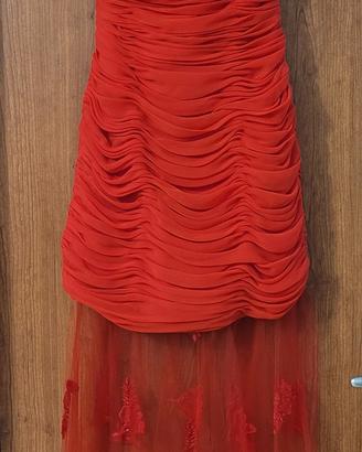 Abito da cerimonia Antille Elegance rosso