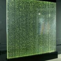 MURO D'ACQUA CASCATA FONTANA ACQUA BOLLE PANNELLO