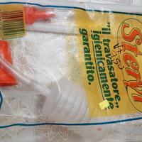 TRAVASATORE PER VINO  CON INNESCO A POLMONE