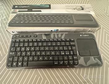 Tastiera Logitech Wireless con touchpad integrato