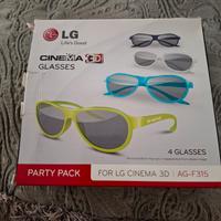 occhiali. 3d LG glasse originali