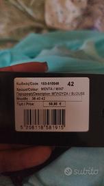 Blouse da cerimonia color verde menta, nuovo 