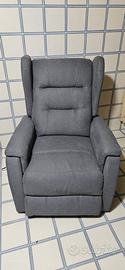 Poltrona relax reclinabile con alzapersona