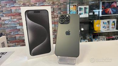IPHONE 15 PRO MAX 512GB NERO - GARANZIA 12 MESI